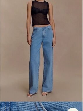 Meshki Light Blue low-Rise Women’s Jeans